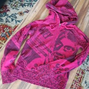 Obey Graffiti Newspaper Hoodie